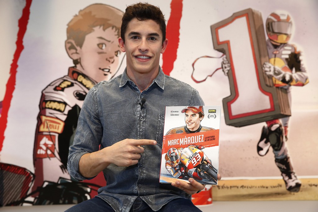 Presentación comic oficial Marc Márquez, sede REPSOL 14 de abril de 2016