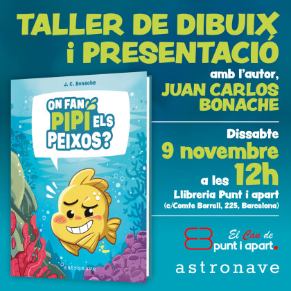 Taller de dibujo y presentación con Bonache en Barcelona