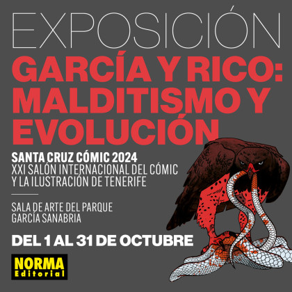 Exposición de '¡Muera la inteligencia!' en el Salón del Cómic y la ilustración de Tenerife