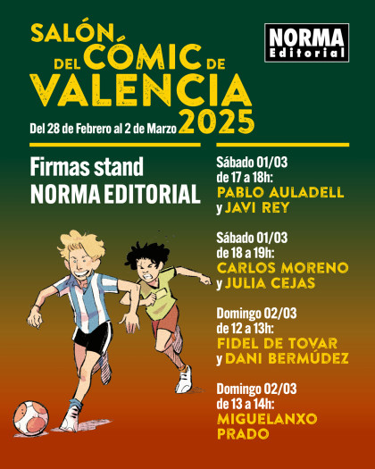 Horario de firmas de nuestro stand del Salón del Cómic de Valencia - Parte 2